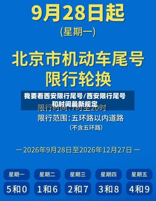 我要看西安限行尾号/西安限行尾号和时间最新规定