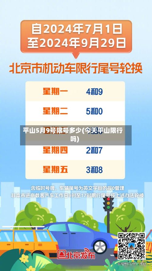 平山5月9号限号多少(今天平山限行吗)
