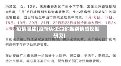 疫情阐述(疫情舆论的多类别情感挖掘研究)-第2张图片