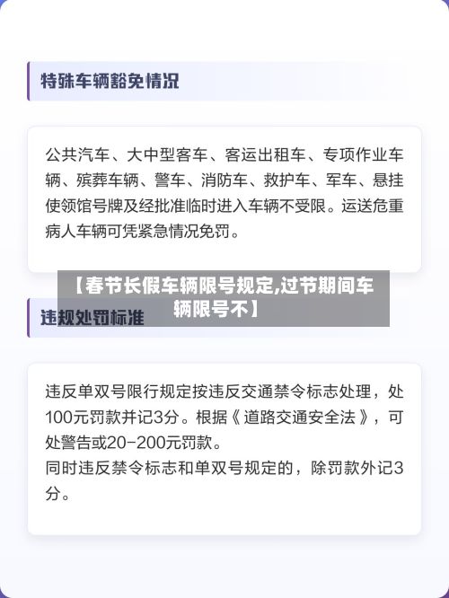 【春节长假车辆限号规定,过节期间车辆限号不】