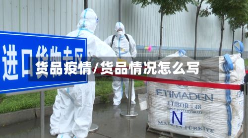 货品疫情/货品情况怎么写