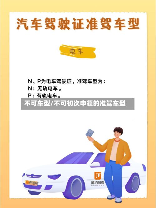 不可车型/不可初次申领的准驾车型