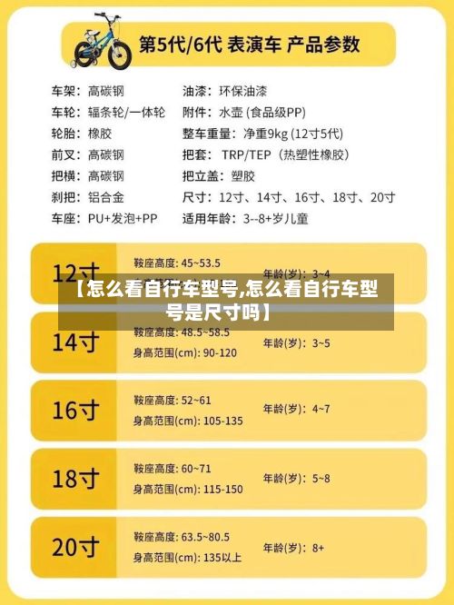 【怎么看自行车型号,怎么看自行车型号是尺寸吗】-第3张图片