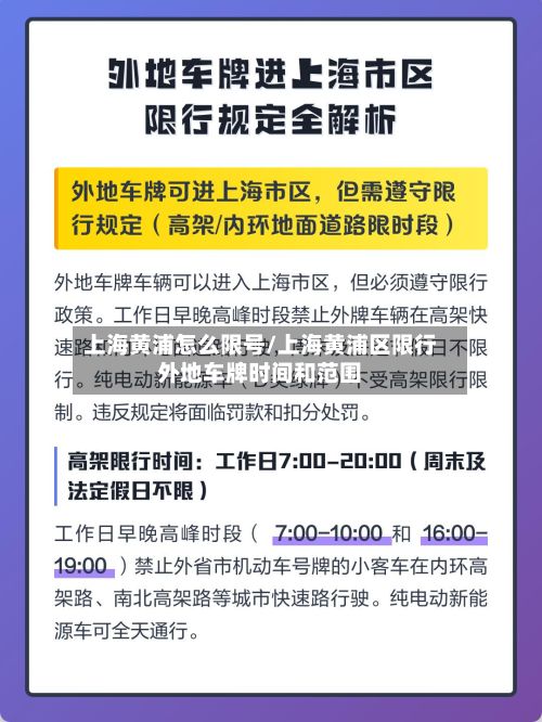 上海黄浦怎么限号/上海黄浦区限行外地车牌时间和范围