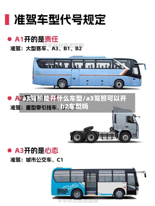 a3驾照能开什么车型/a3驾照可以开b2车型吗-第2张图片