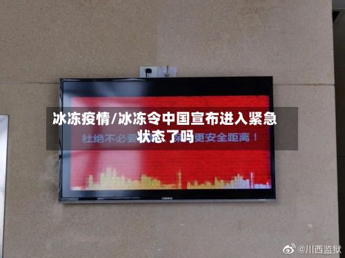 冰冻疫情/冰冻令中国宣布进入紧急状态了吗