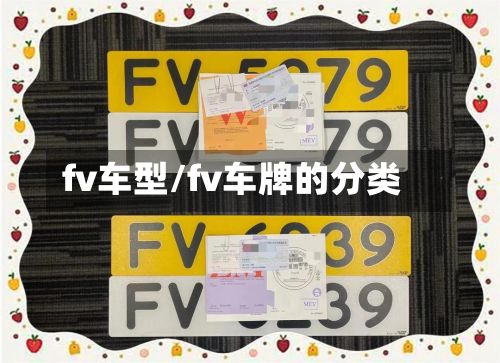 fv车型/fv车牌的分类-第2张图片