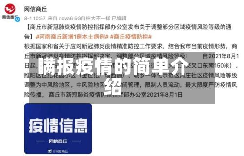 瞒报疫情的简单介绍