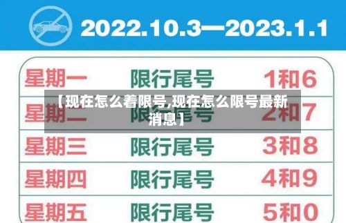 【现在怎么着限号,现在怎么限号最新消息】