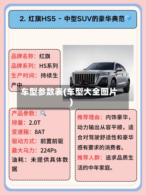 车型参数表(车型大全图片)-第3张图片