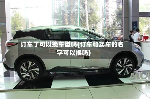 订车了可以换车型吗(订车和买车的名字可以换吗)