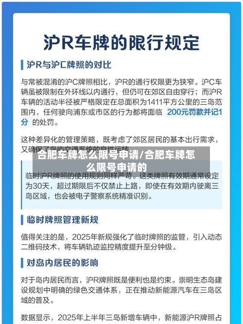 合肥车牌怎么限号申请/合肥车牌怎么限号申请的-第2张图片