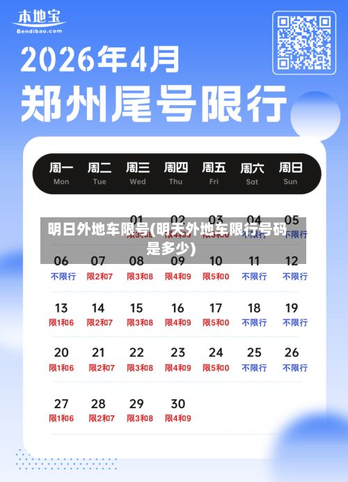 明日外地车限号(明天外地车限行号码是多少)-第2张图片