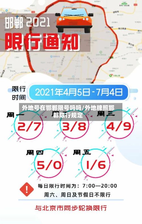 外地号在邯郸限号吗吗/外地牌照邯郸限行规定