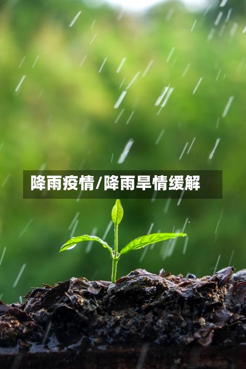 降雨疫情/降雨旱情缓解-第2张图片