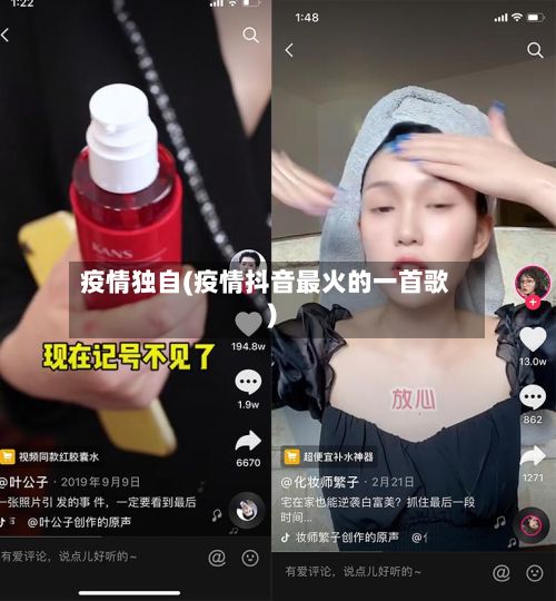 疫情独自(疫情抖音最火的一首歌)