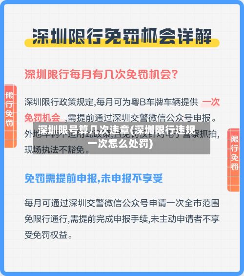 深圳限号算几次违章(深圳限行违规一次怎么处罚)
