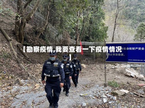 【勘察疫情,我要查看一下疫情情况】